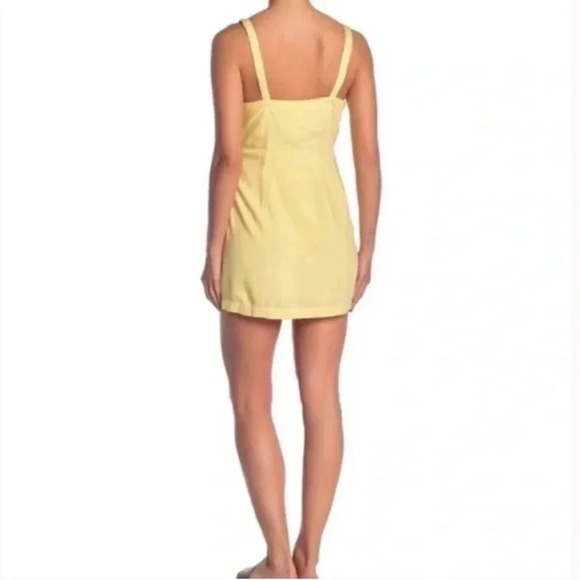 Lspace Blake Wrap Yellow Dress Size M - Picture 10 of 10